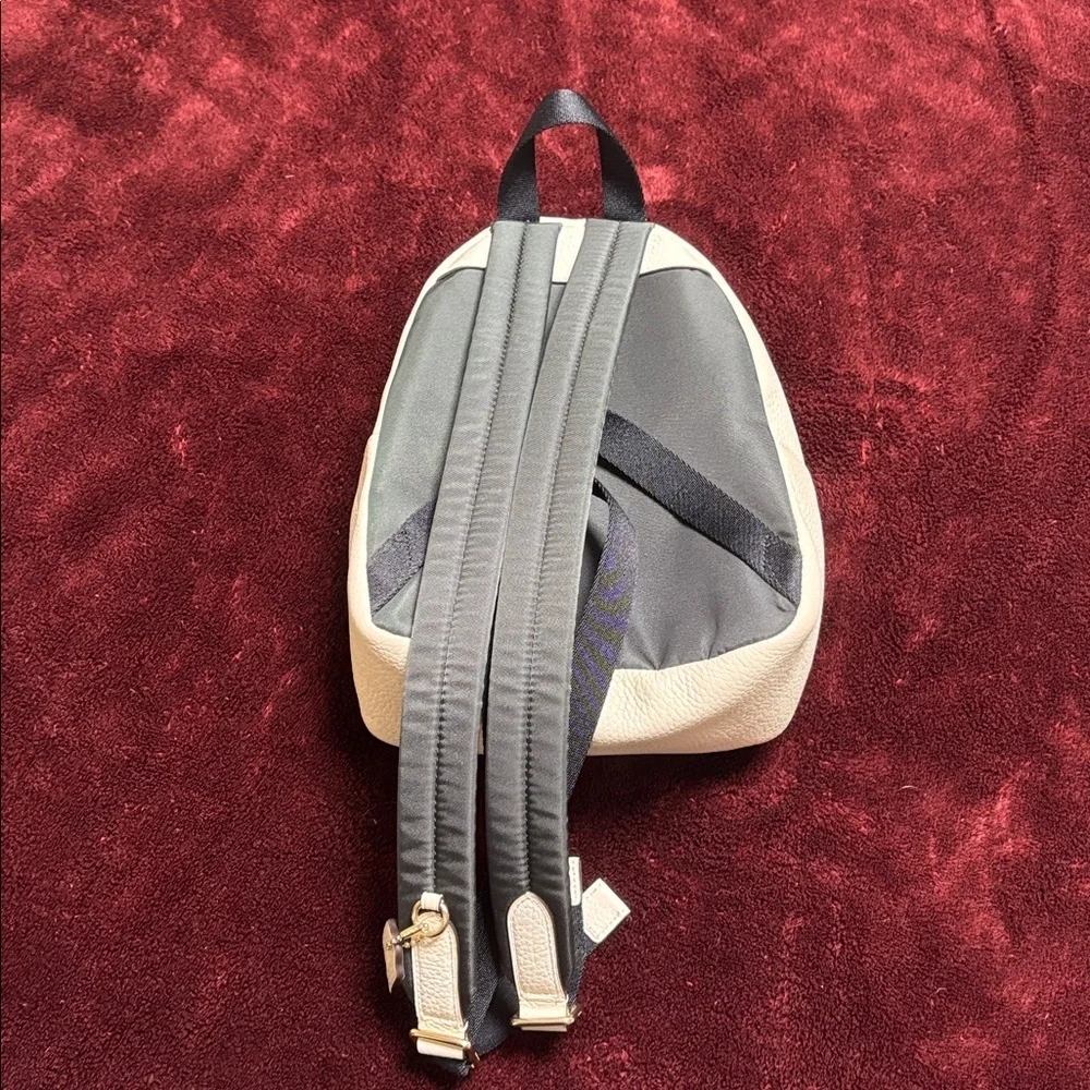 Coach Charlie Mini Backpack Chalk White Black With Dustbag